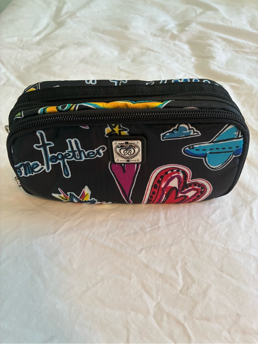 Brighton Love Scribble Pack-It Pouch make-up bag